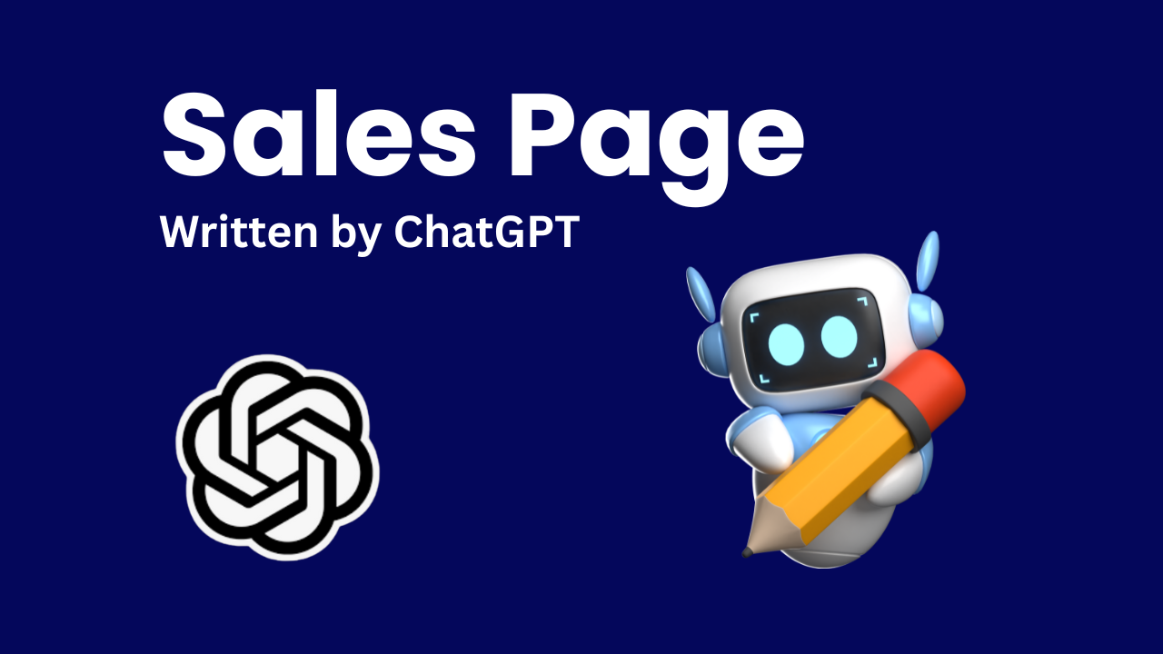 How to Write a Digital Product Sales Page with ChatGPT (Faster + Better)